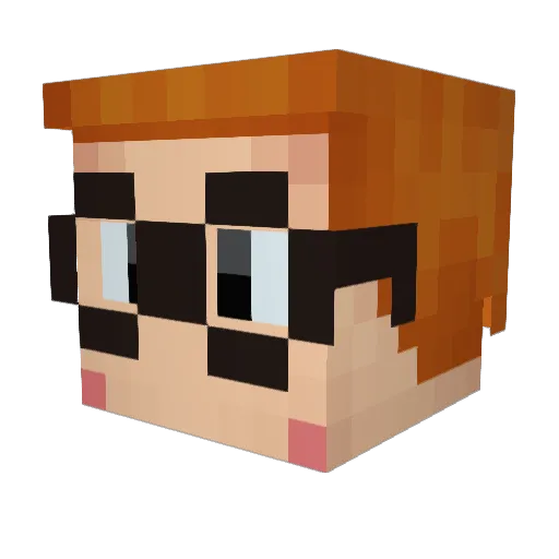 eggmayo001 Minecraft avatar head, 3D render