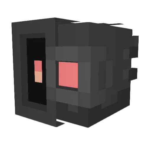 eggomori Minecraft avatar head, 3D render