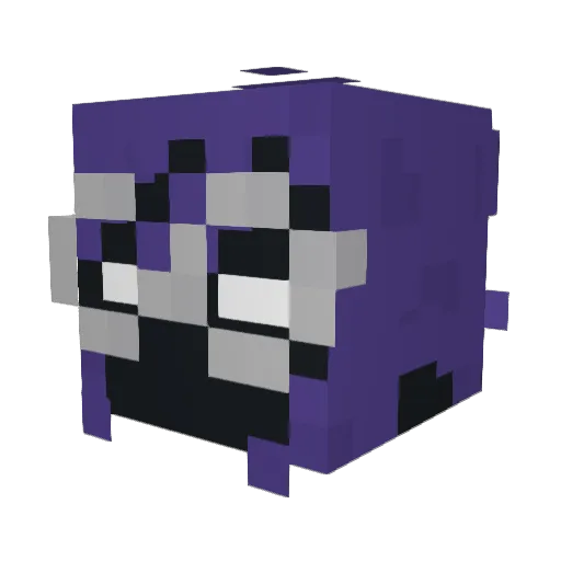 eggrift Minecraft avatar head, 3D render
