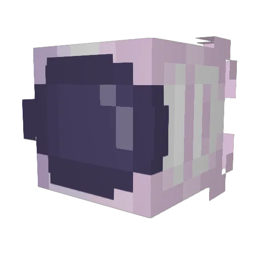 eggrodeo Minecraft avatar head, 3D render