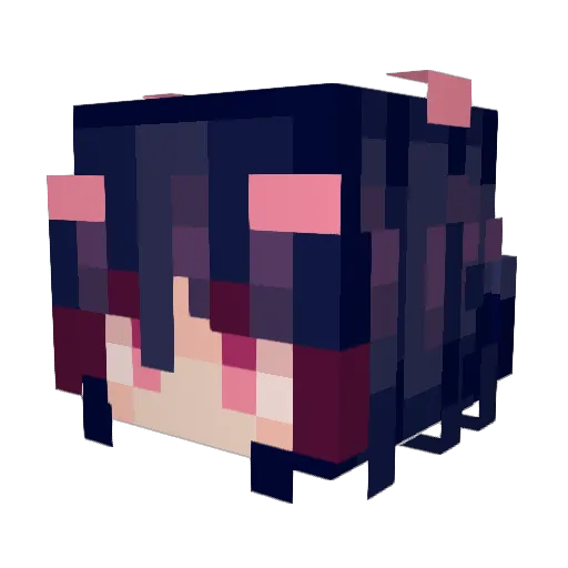 eggromi Minecraft avatar head, 3D render