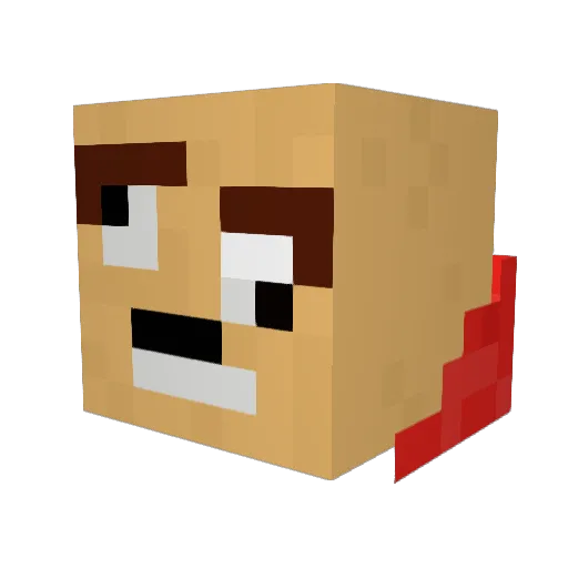 eggs_and_bacon97 Minecraft avatar head, 3D render