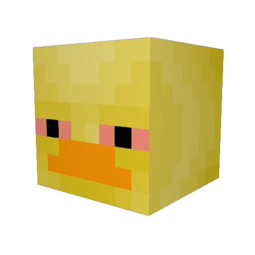 eggsinacup69420 Minecraft avatar head, 3D render