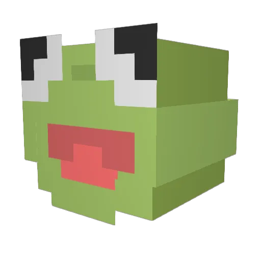 eggsoy Minecraft avatar head, 3D render
