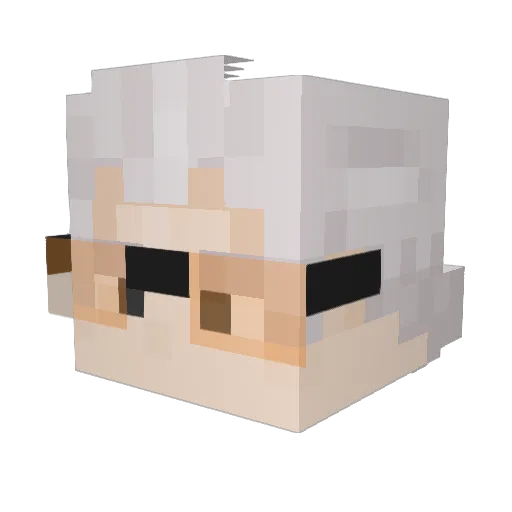 eggwerth Minecraft avatar head, 3D render