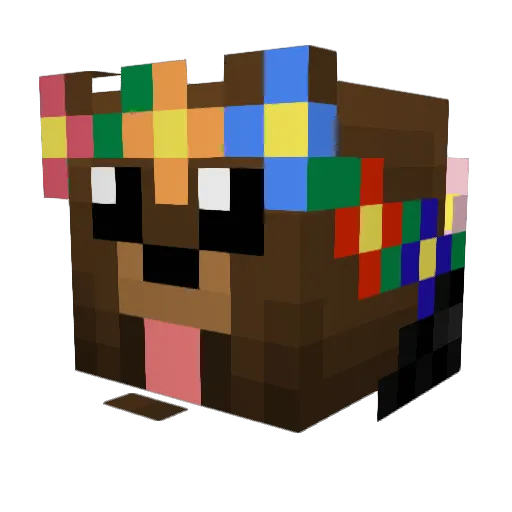 eggy73 Minecraft avatar head, 3D render