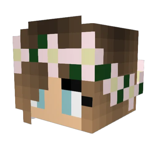 eggy987 Minecraft avatar head, 3D render
