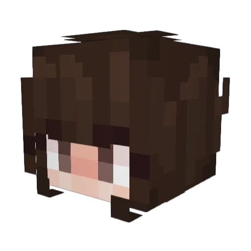 eggyburstmagic Minecraft avatar head, 3D render
