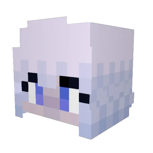 eggymari Minecraft avatar head, 3D render