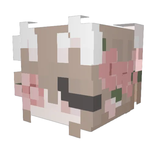 egiap_a Minecraft avatar head, 3D render