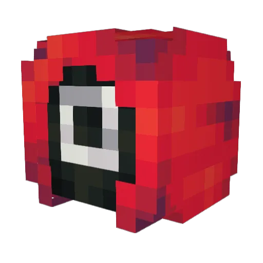 egibegi Minecraft avatar head, 3D render