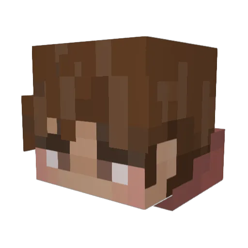 egillgrist Minecraft avatar head, 3D render