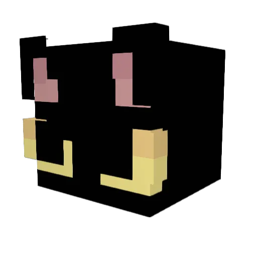 egirlHMU Minecraft avatar head, 3D render