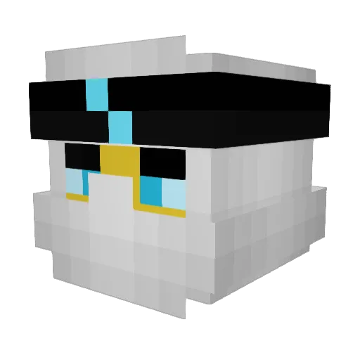 egirl_enjoyer Minecraft avatar head, 3D render