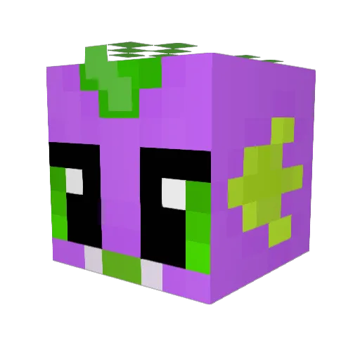 egirlsslayerz Minecraft avatar head, 3D render