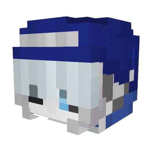 eglizzabeth_ Minecraft avatar head, 3D render