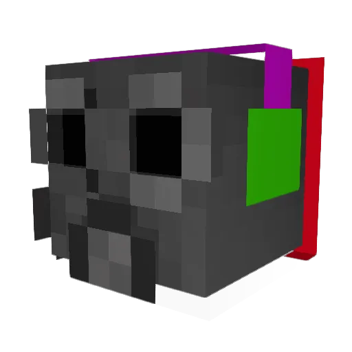 egloo422 Minecraft avatar head, 3D render