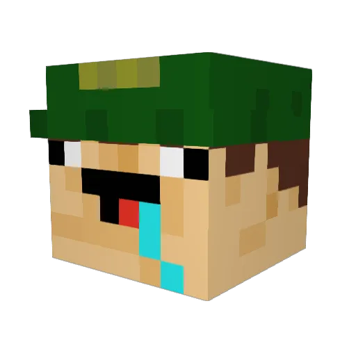 egmntzcn16 Minecraft avatar head, 3D render