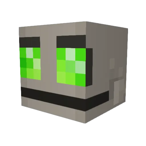 egnngmer Minecraft avatar head, 3D render