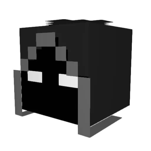 egnwi Minecraft avatar head, 3D render