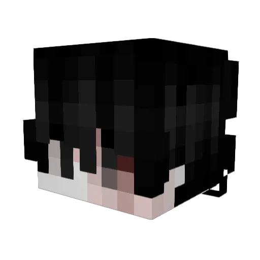 egoabuse Minecraft avatar head, 3D render