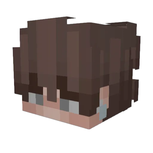 egocentrjco Minecraft avatar head, 3D render