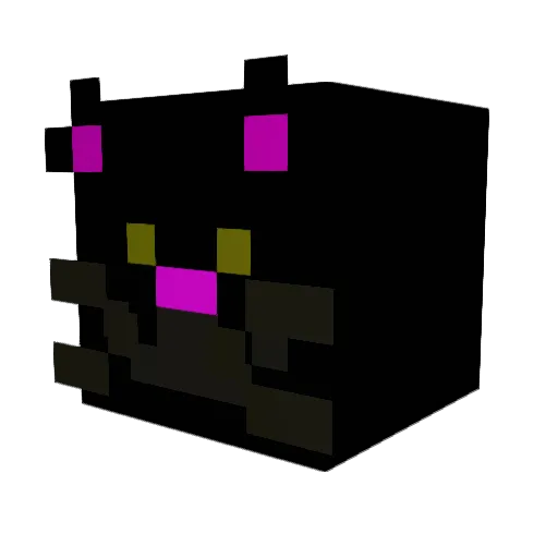 egokoo Minecraft avatar head, 3D render