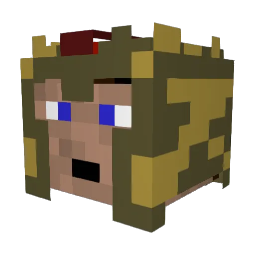egor28123 Minecraft avatar head, 3D render