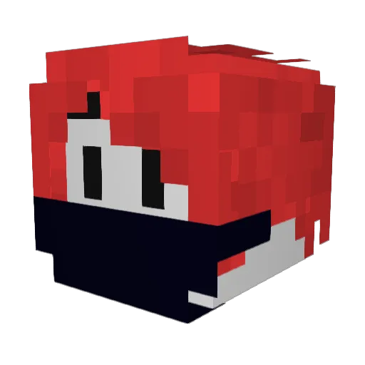 egor6611 Minecraft avatar head, 3D render