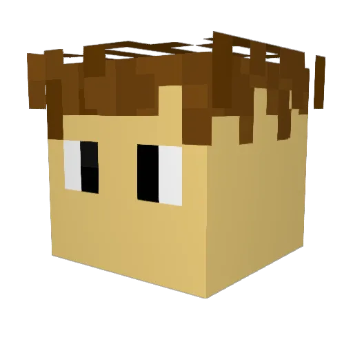 egorhack9 Minecraft avatar head, 3D render