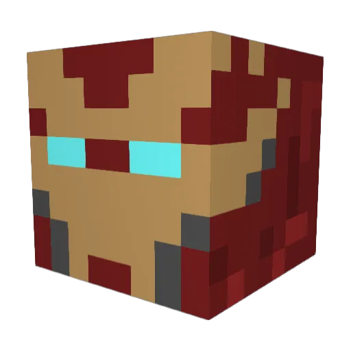 egotripp Minecraft avatar head, 3D render