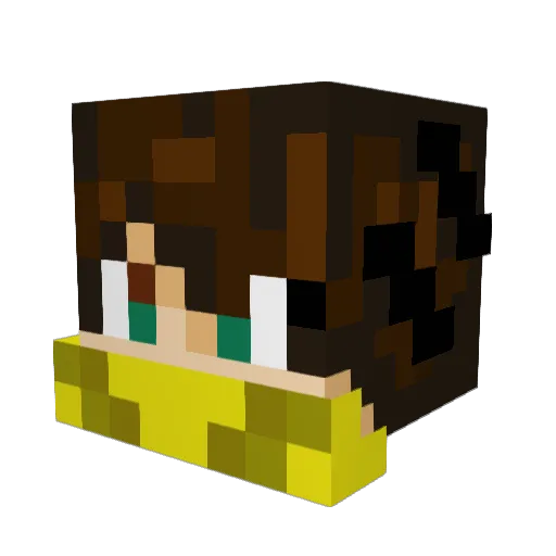 egrai057 Minecraft avatar head, 3D render