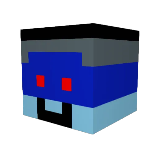 egudi Minecraft avatar head, 3D render
