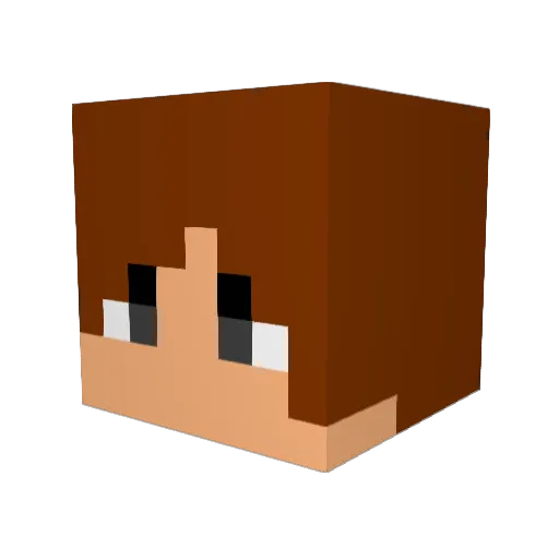 egupon0209 Minecraft avatar head, 3D render