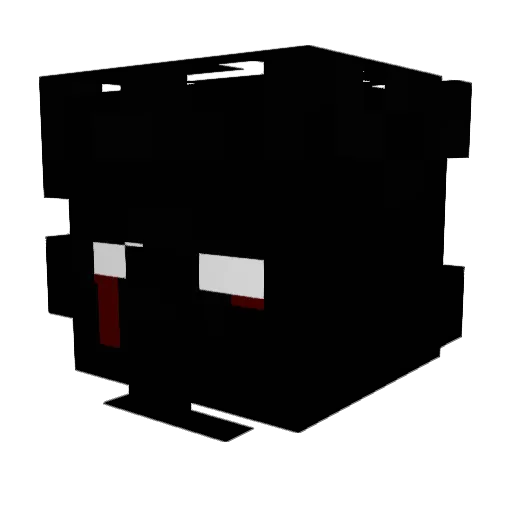 egwTry Minecraft avatar head, 3D render