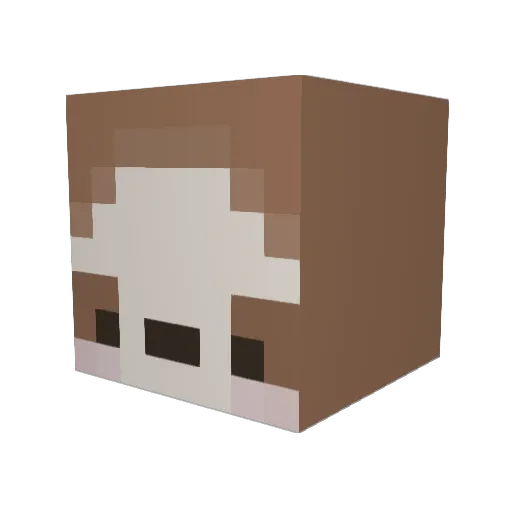 egwigs Minecraft avatar head, 3D render
