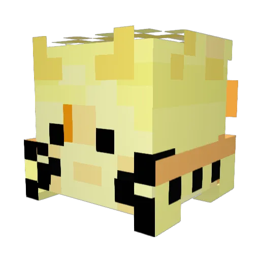 egy2001 Minecraft avatar head, 3D render