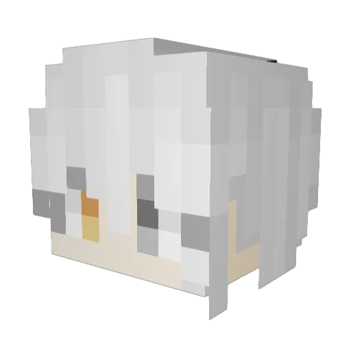 eh7200 Minecraft avatar head, 3D render