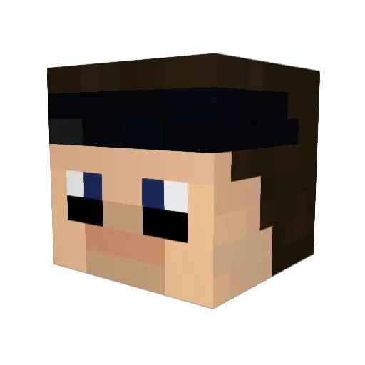 ehStun Minecraft avatar head, 3D render