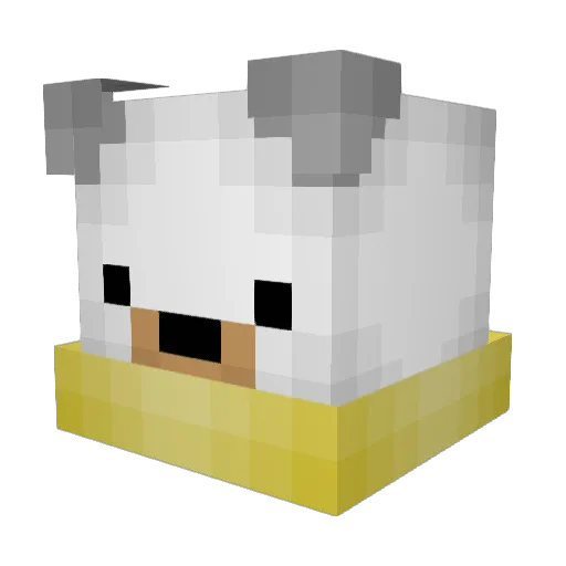 ehayden Minecraft avatar head, 3D render