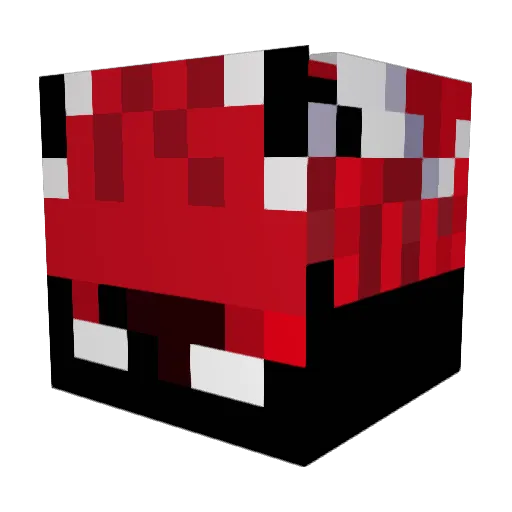 ehbowoshi Minecraft avatar head, 3D render