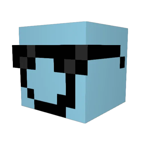 eheeran Minecraft avatar head, 3D render