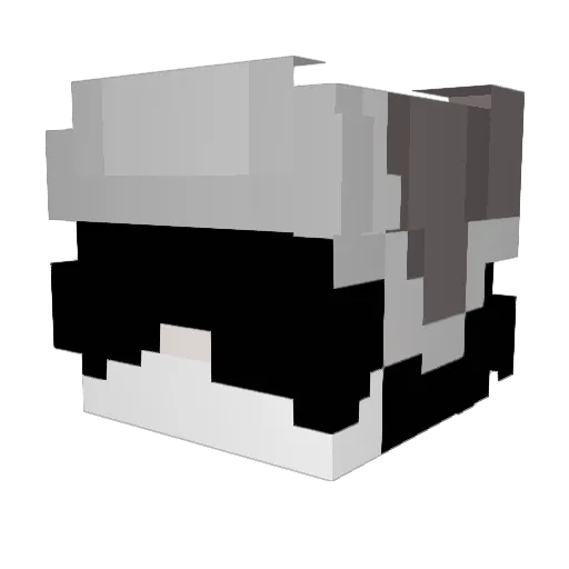 eheheboi Minecraft avatar head, 3D render