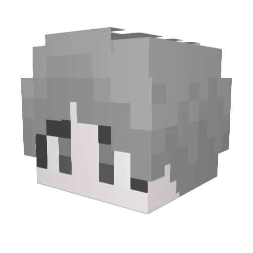 eheking Minecraft avatar head, 3D render