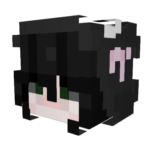ehhDino Minecraft avatar head, 3D render