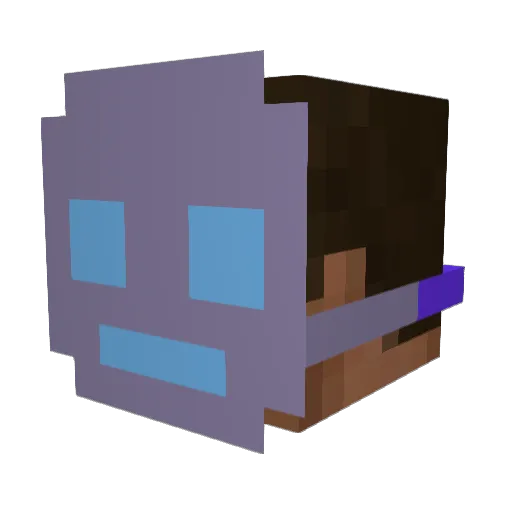Minecraft-Avatar von ehhealey: Kopf als 3D-Render