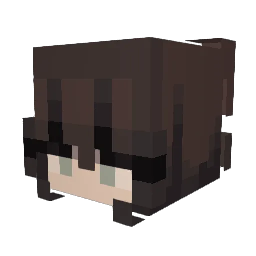 ehhgnn Minecraft avatar head, 3D render