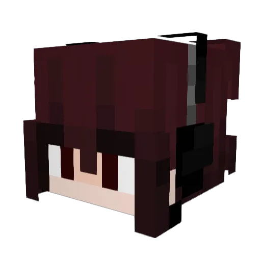 ehlsso Minecraft avatar head, 3D render