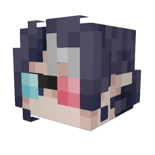 ehnenra Minecraft avatar head, 3D render