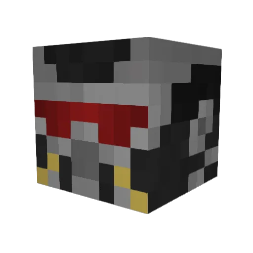 ehopkins Minecraft avatar head, 3D render